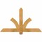 Ekena Millwork Redmond Rough Sawn Timber Gable Bracket, Western Red Cedar, 48"W x 28"H x 2"D x 4"F, 14/12 Pitch GBW048X28X0204RED00RWR - alternate 1
